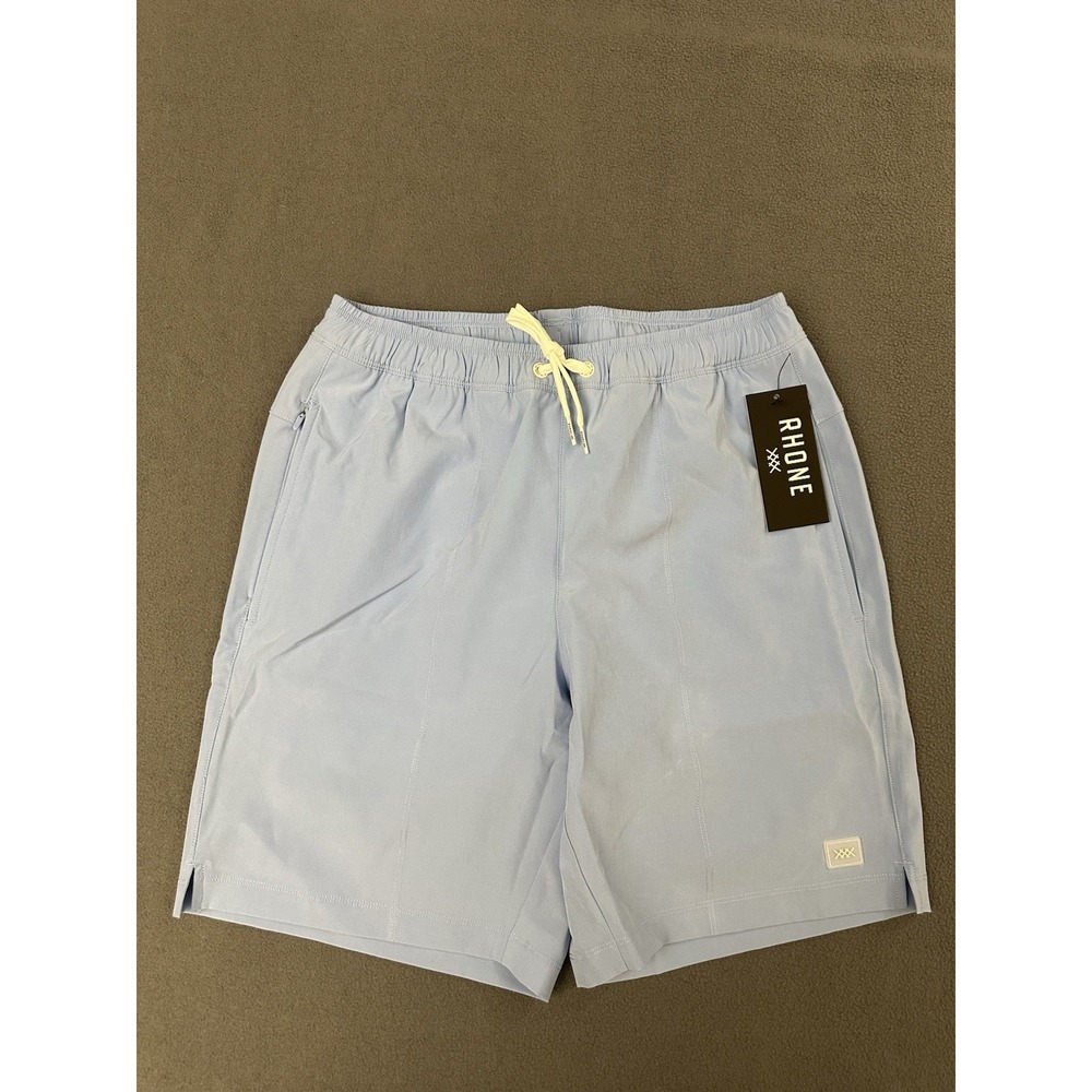 Rhône R&R Swim Trunks 7.5" Men's Small Classic Fit Frozen Fjord Blue